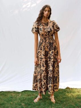 Antropologie Sommerset Floral Maxi Dress